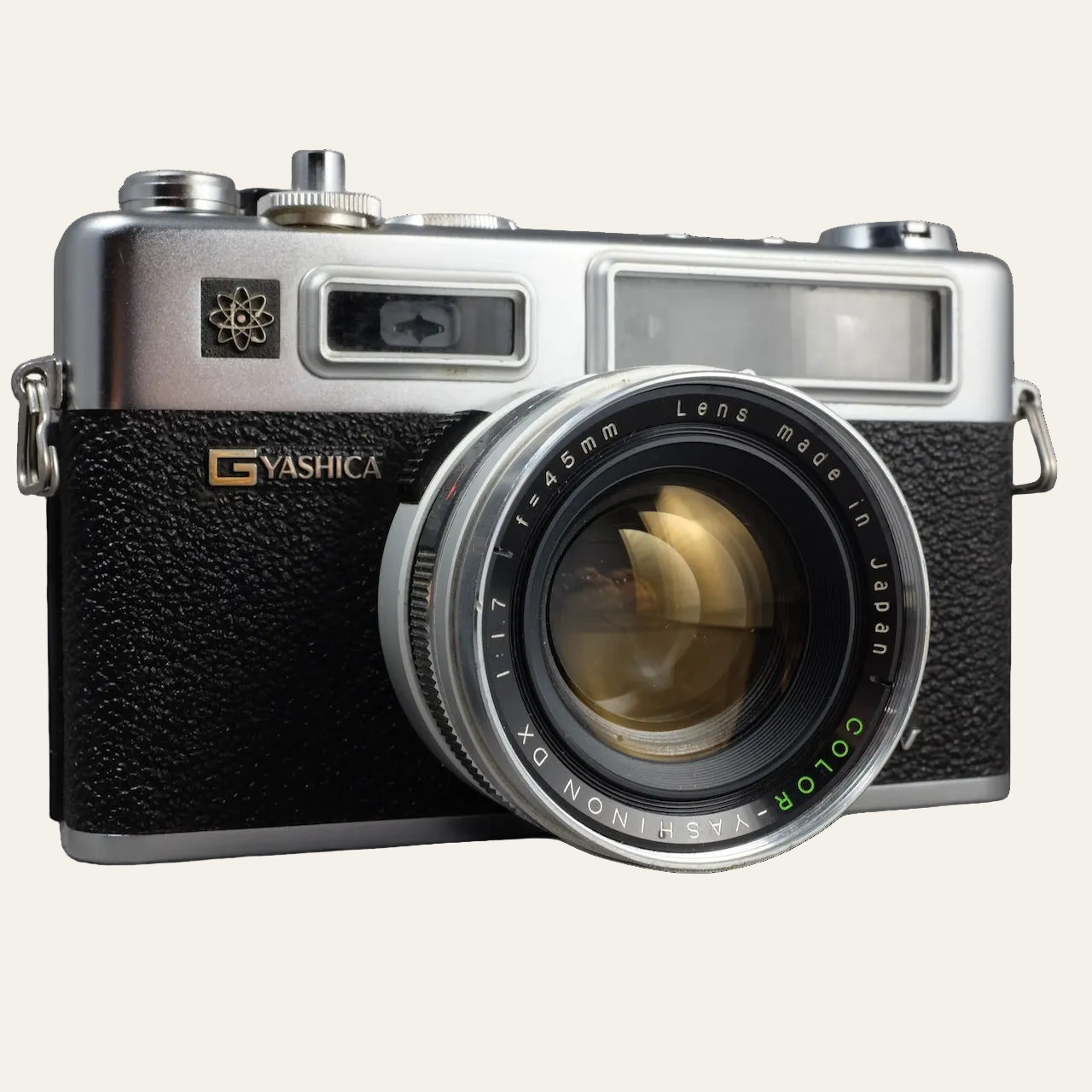 Yashica Electro 35 GSN Rangefinder Camera – Near Mint – Battery, Adapter, Case