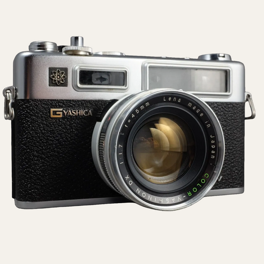 Yashica Electro 35 GSN Rangefinder Camera – Near Mint – Battery, Adapter, Case