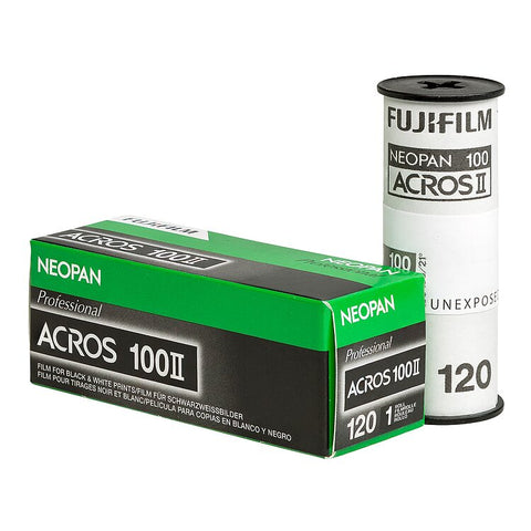 Fujifilm Acros 100II Neopan Professional Black and White film 120 roll