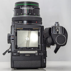 Zenza Bronica ETRS 645 Film Camera Kit w/ Zenzanon E II 75mm f2.8 lens, Speed Grip 120 back and other goodies