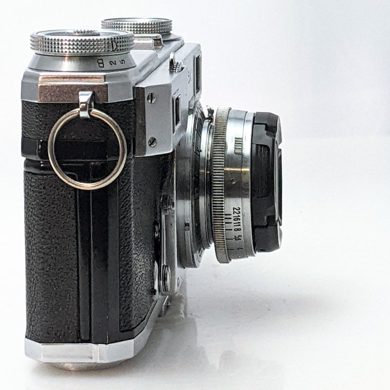 Contax II Zeiss Ikon 35mm Camera with Carl Zeiss Sonnar 5cm (50mm