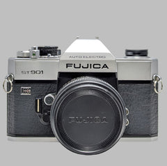 Fujica ST901 Auto Electro w/ 55mm f1.8 EBC Fujinon lens M42 mount Media 1 of 8