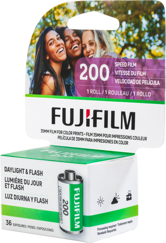 Fujifilm 200 ISO Colour Film 36 exposures consumer pkg.