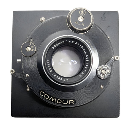 C.P. Goerz Dogmar 125mm (12.5cm) 4.5 Lens on Compur shutter