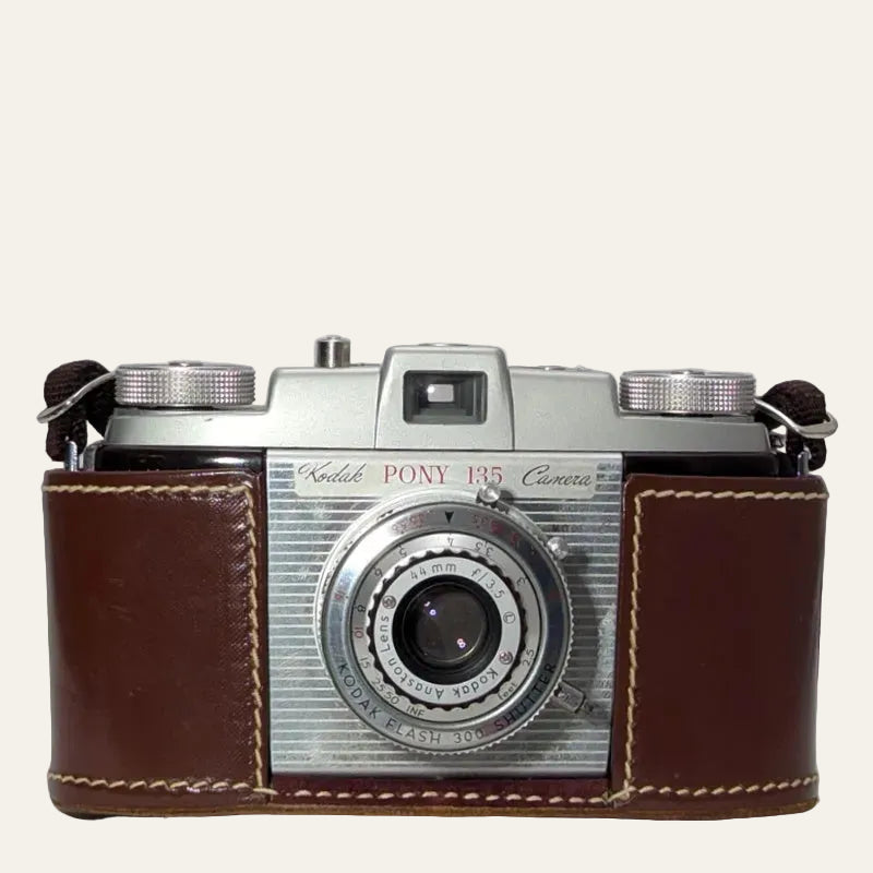 【希少】’50sビンテージ KODAK PONY135 Model B 完動美品 Canadian-Made Kodak Pony 135 35mm Film Camera 44mm f/3.5 Lens