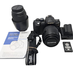 Olympus E-520 Four Thirds 10mp Digital Camera Kit w/14-45mm, 90-135mm Zuiko Lenses