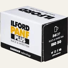Ilford PanF Plus black and white film 135