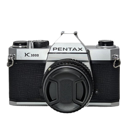 Pentax K1000 35mm Film Camera w/ SMC Pentax-M 50mm F2 lens Excellent plus