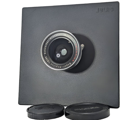 Schneider-Kreuznach Super-Angulon 65mm f/8 Large Format Lens (Technika engraving, Sinar board, 