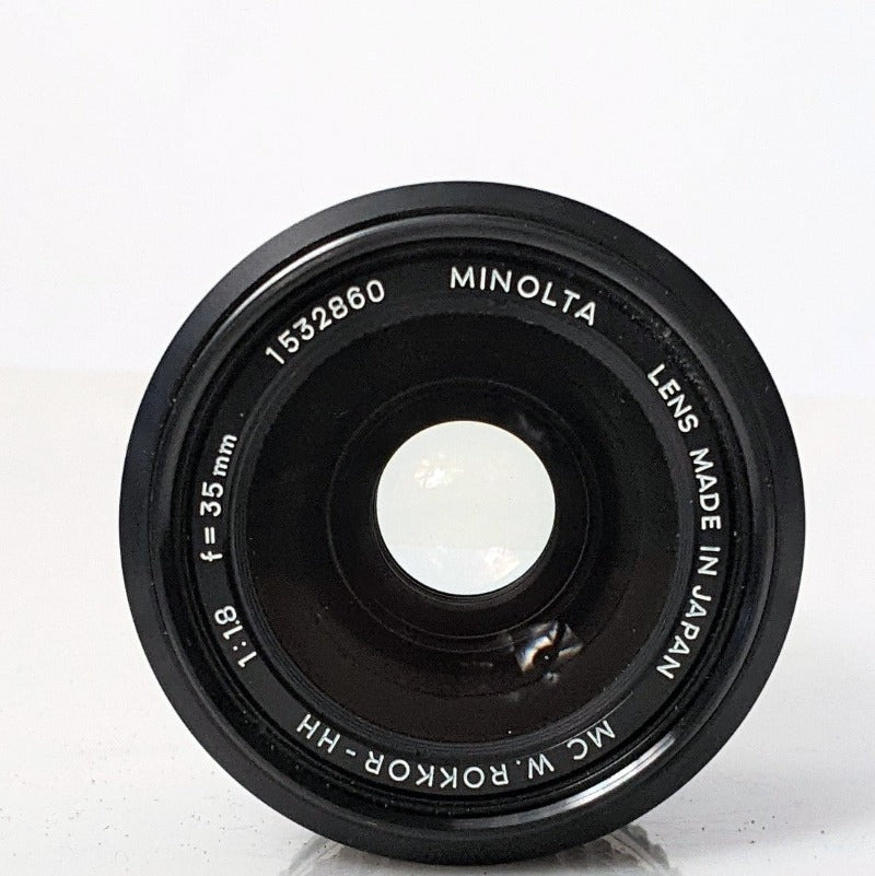 Minolta MC W.Rokkor HH 35mm f/1.8 Wide-Angle Lens, Mint – Camera