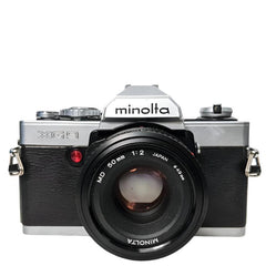 Minolta XG-9 35mm Camera body with Minolta 50/2 Lens