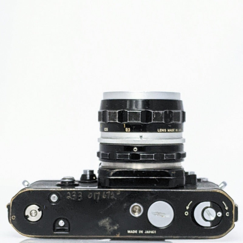 Nikon F2 Photomic, DP-1 finder, and 35mm 1:2.8 lens – Camera